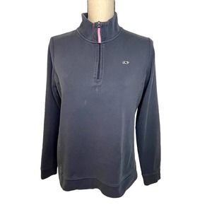 Vineyard Vines Navy Blue 1/4 Zip Pullover Size M